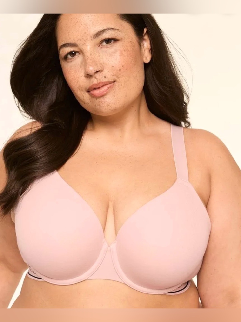 Cacique Light Pink Balconette Shelf Bra Size 40D